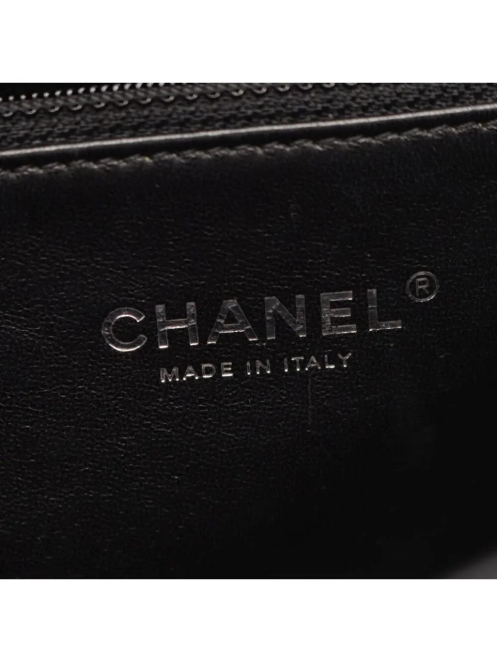Chanel Shoulder Bag Quilted 2-Way Black Leather Chain